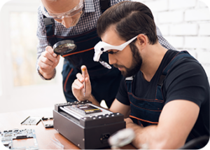 People, working with increased eye strain